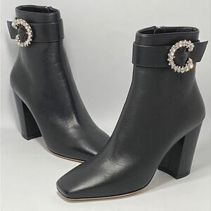 Jimmy Choo Myan 85 Leather Ankle Boots size 36